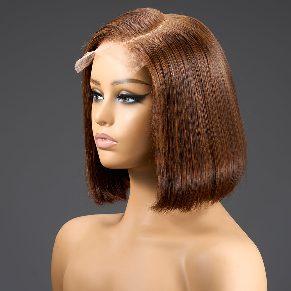 5*5 SDD VIETNAM BONE STRAIGHT BOB WIG 10"